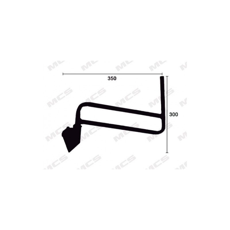 BRACCI RETROVISORE DX 300X350