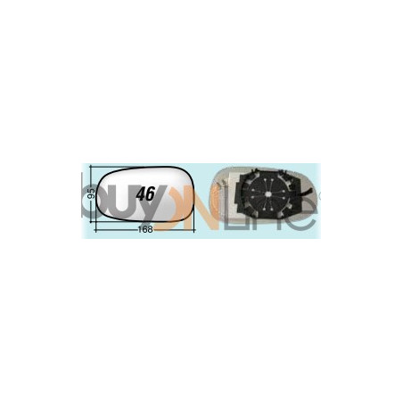 VETRO CON PIASTRA DX AZZURRATO LANCIA LYBRA (839) 1999 2005