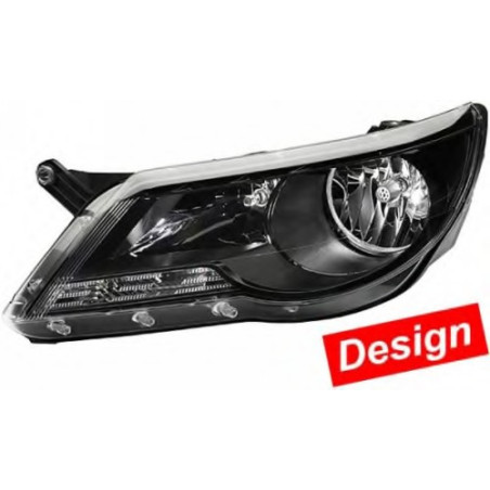 SET PROIETT NERO VW TIGUAN 07