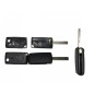 Guscio PER CHIAVI NERO 3 CON ALLOGGIO BATTERIA ESAGONALE HU83