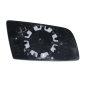 VETRO CON PIASTRA Sx AZZURRATO  OEM 51167065081
