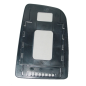 VETRO CON PIASTRA Dx CROMATO Sup RETTANGOLARE  OEM A0028111633