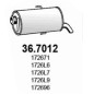 SILENZIATORE Post  OEM 172671