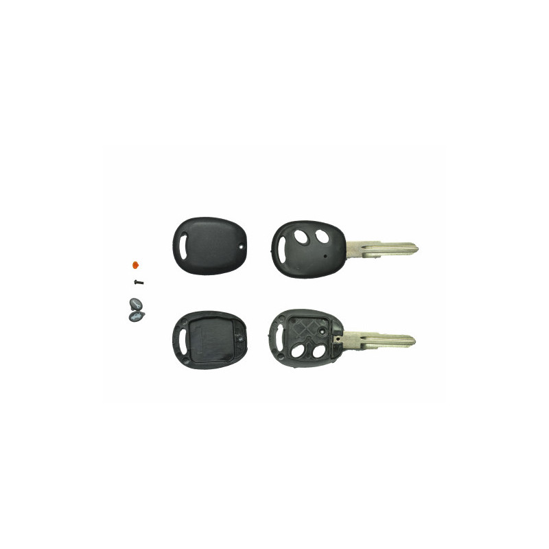 Guscio PER CHIAVI NERO 2 CON VITE HU46