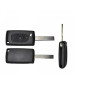 Guscio PER CHIAVI NERO 3 CON ALLOGGIO BATTERIA ESAGONALE HU83
