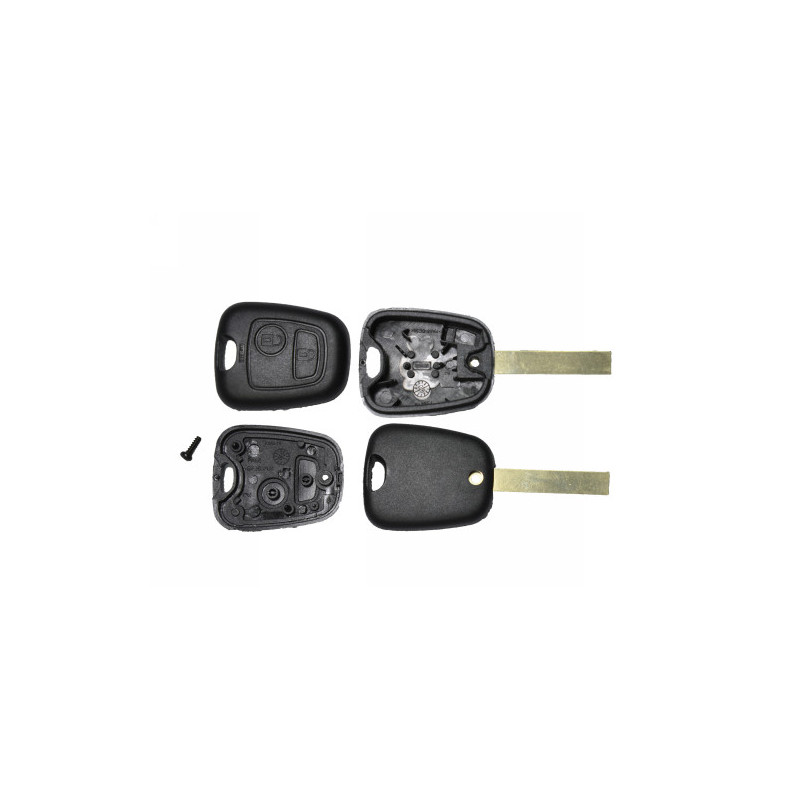 Guscio PER CHIAVI NERO 2 CON VITE HU83