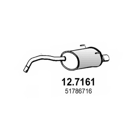SILENZIATORE Post OEM 51786716