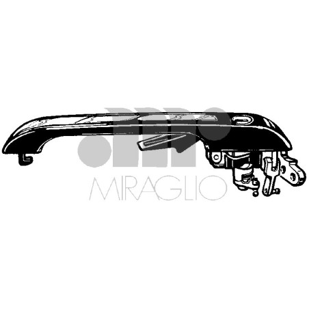 MANIGLIA PORTA Est Ant Dx  OEM 443837206C