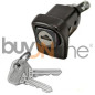 MANIGLIA PORTA Est PULSANTE NERO Ant Dx/Sx