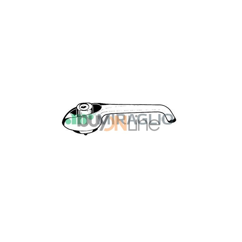 MANIGLIA PORTA Est IN ALLUMINIO SENZA CHIAVE Ant Dx/Sx  OEM 7696107