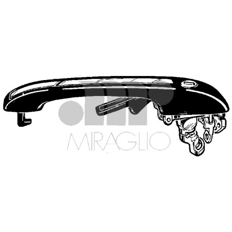 MANIGLIA PORTA Est Ant Dx OEM 813837206C