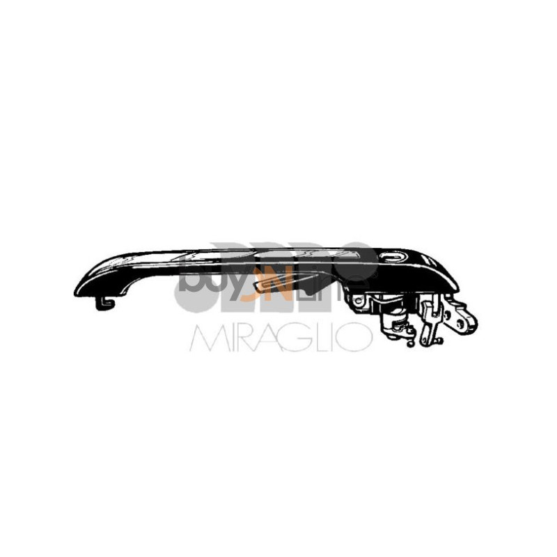 MANIGLIA PORTA Est SENZA CHIAVE Post Sx  OEM 443839205B