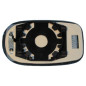 VETRO CON PIASTRA Dx/Sx AZZURRATO  OEM 60779357