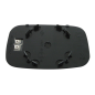 VETRO CON PIASTRA Dx/Sx CROMATO  OEM CRD100350