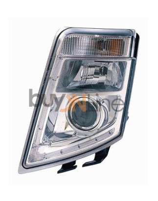 FARO FANALE PROIETTORE SX XENON LED MANUALE CON LED CROMATA VOLVO TRUCK FH16 2008 2013 OEM 21035645