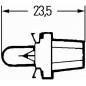 PLASTIC SOCKET LAMPS 12V 2W STANDARD