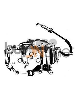 SERRATURA ANT DX SENZA TELECOMANDO FIAT PANDA NEW (312/319) 2012  OEM 51963631