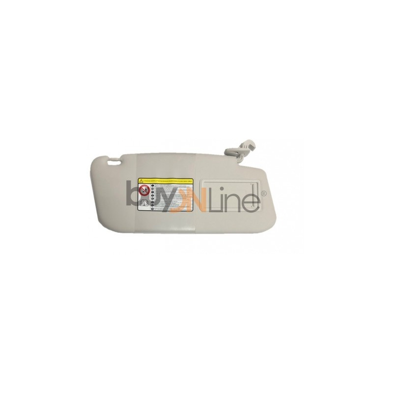 PANTINA ALETTA PARASOLE PARASOLE DX GRIGIA FIAT 500 L (351/352) 2012 2017 OEM 735595122