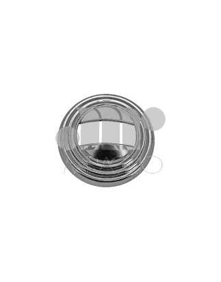 MANIGLIA APRIPORTA INTERNA MOSTRINA IN PLASTICA CROMATO ANT DX/SX FIAT 500 F / L / R 1965 1975 OEM 4178816