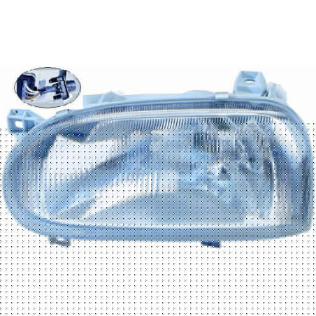 FARO FANALE PROIETTORE SX 1 H4 RETTANGOLARE + ADATTATORE TONDO VOLKSWAGEN GOLF III (1H1/1H5) 1992 1998 OEM 1H6941017
