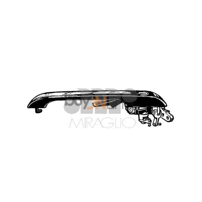 MANIGLIA PORTA EST ANT SX AUDI 80 (8C2/8C5) 1991 1994 OEM 813837205C
