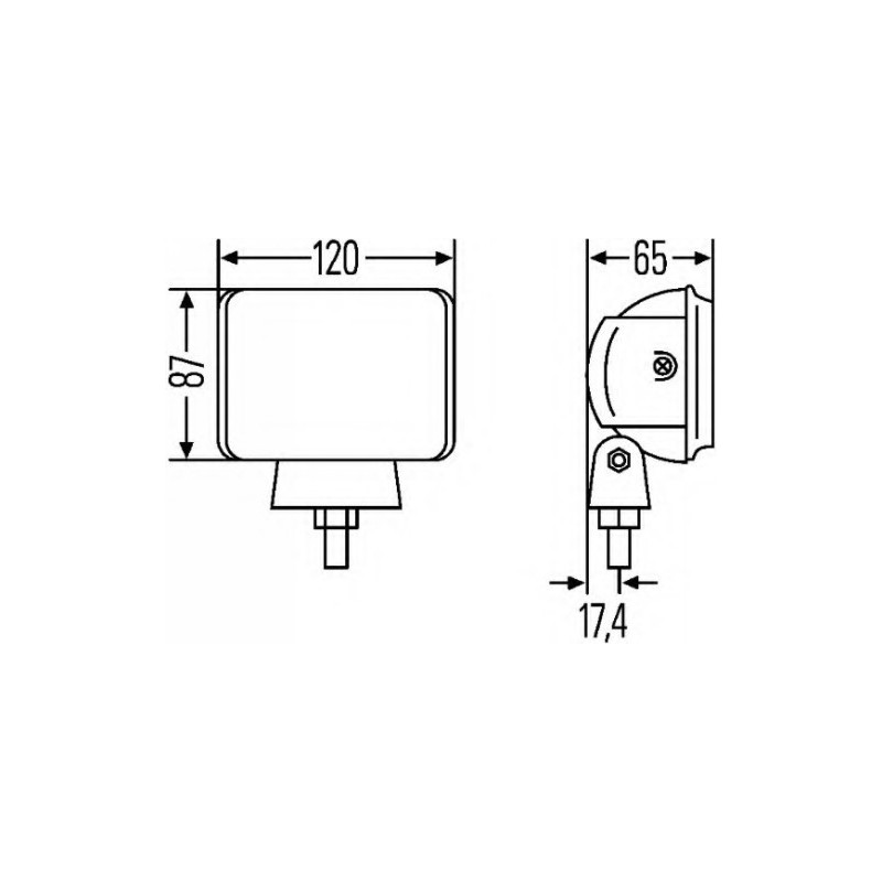 FARO FANALE PROIETTORE MICRO FF PROF.