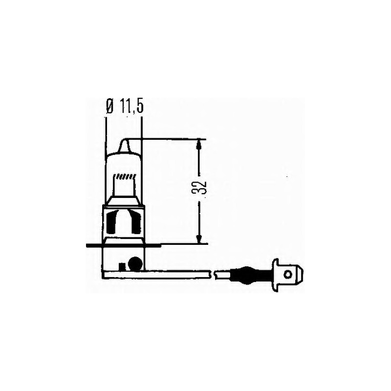 LAMPADINA H3-1 FILAM. 24/70