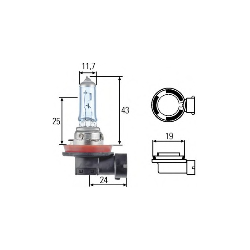 H8 12V 35W STANDARD