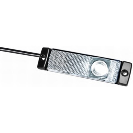 LUCE DI POSIZ 1 LED BIANCO 24VQL CAVO 500 MM