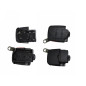GUSCIO CHIAVE NERO 3+1 TASTI: SOLO PARTE INFERIORE TASTO APERTURA TASTO CHIUSURA TASTO PORTELLONE TASTO PANIC AUDI A3 0103  010