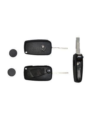 GUSCIO CHIAVE NERO 3 TASTI: VANO BATTERIA LATERALE TASTO APERTURA TASTO CHIUSURA TASTO PORTELLONE LAMA SIP22 FIAT DUCATO 0102  