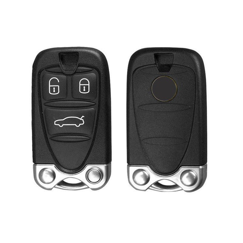 GUSCIO CHIAVE NERO 3 TASTI: TASTO APERTURA TASTO CHIUSURA TASTO PORTELLONE LAMA DI EMERGENZA ALFA ROMEO 159 0105  0111