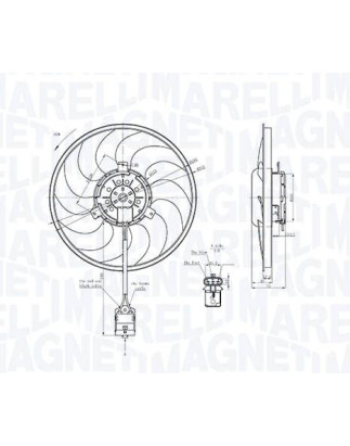 ELETTROVENTOLA OPEL ASTRA G (T98/F35) 1998 2004 OEM 90570741