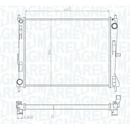 RADIATORI NISSAN MICRA (K12) 2002 2010 OEM 21410AY600