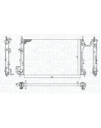 RADIATORI OPEL SIGNUM (Z03) 2003 2006 OEM 1300244