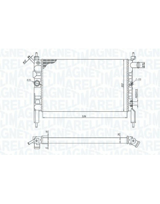 RADIATORI OPEL ASTRA F (T92) 1991 1994 OEM 90467723