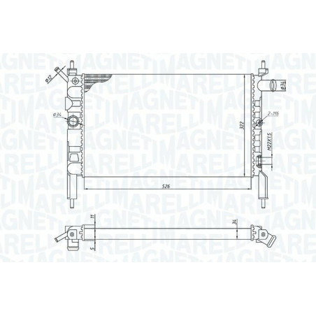 RADIATORI OPEL ASTRA F (T92) 1991 1994 OEM 90467723