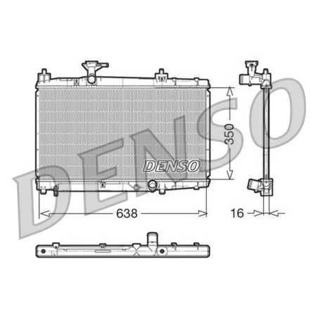 RADIATORI TOYOTA YARIS I (P1) 1999 2005 OEM 1640033070