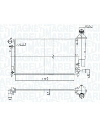 RADIATORI CITROEN SAXO (S0/S1) 1996 1999 OEM 1330A7