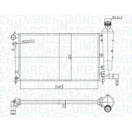 RADIATORI CITROEN SAXO (S0/S1) 1996 1999 OEM 1330A7