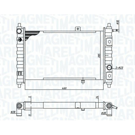 RADIATORI DAEWOO MATIZ (M100/M150) 1998 2000 OEM 96314162