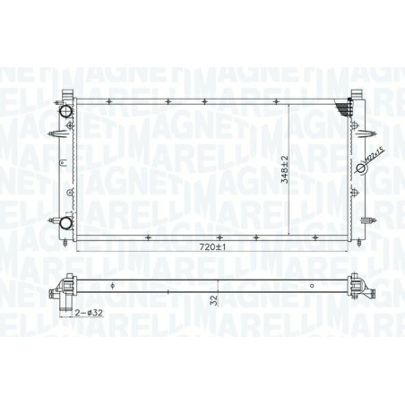 RADIATORI VOLKSWAGEN TRANSPORTER (T4) (70A/70H/7DA/7DH) 1991 1996 OEM 701121253D