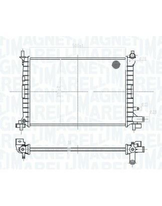 RADIATORI FORD FIESTA (JA) 1996 1999 OEM 1098806