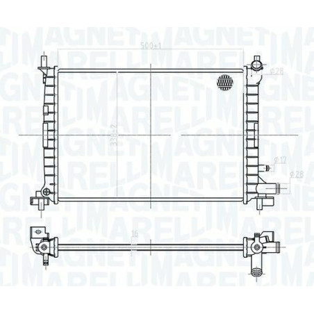 RADIATORI FORD FIESTA (JA) 1996 1999 OEM 1098806