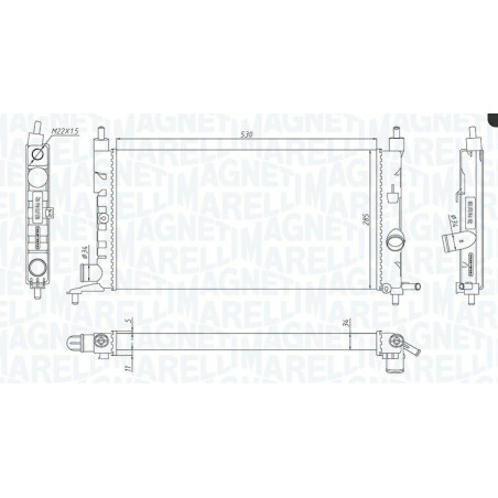 RADIATORI OPEL COMBO (TF0/TF1) 1993 2000 OEM 1300149