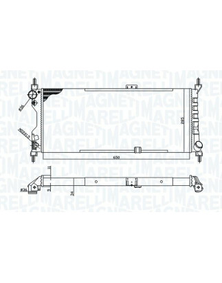 RADIATORI OPEL COMBO (TF0/TF1) 1993 2000 OEM 1300151