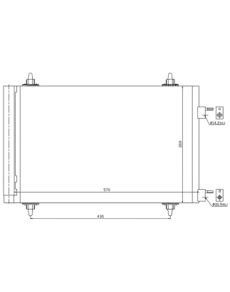 CONDENSATORE DIESEL CITROEN BERLINGO (B9) 2008 2015