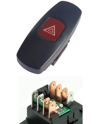 INTERRUTTORE DI ALLARME 8 PIN FIAT BRAVA 0195  0103, FIAT BRAVO 0195  010  FIAT MAREA 0196  0107