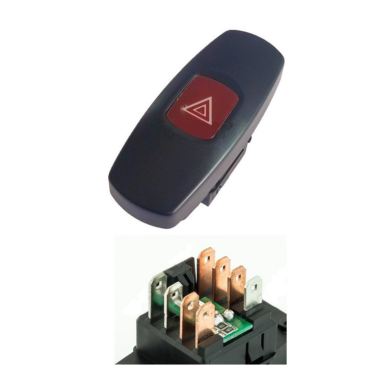 INTERRUTTORE DI ALLARME 8 PIN FIAT BRAVA 0195  0103, FIAT BRAVO 0195  010  FIAT MAREA 0196  0107
