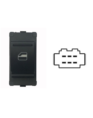 INTERRUTTORE ALZACRISTALLI PORTA ANTERIORE DESTRA 6 PIN 1 INTERRUTTORE SEAT Mii 011  SKODA CITIGO 0112  0117, SKODA CITIGO 0117